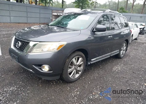 2013 Nissan Pathfinder Platinum from USA, damaged, VIN 5N1AR2MM0DC677990